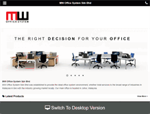 Tablet Screenshot of mw-office.com